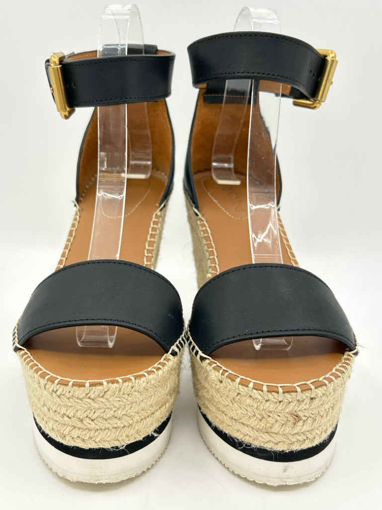 SEE BY CHLOE Women Size 38/8 Black Sandal
