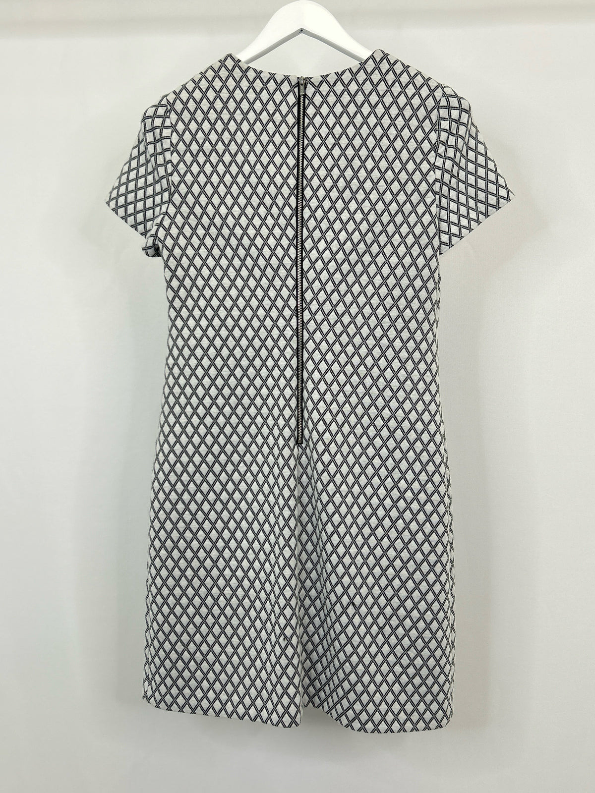CALVIN KLEIN Size 8 White & Black Women Dress