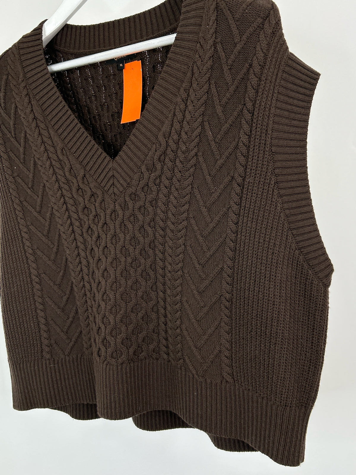 QUINCE Size XL Brown Women Sweater