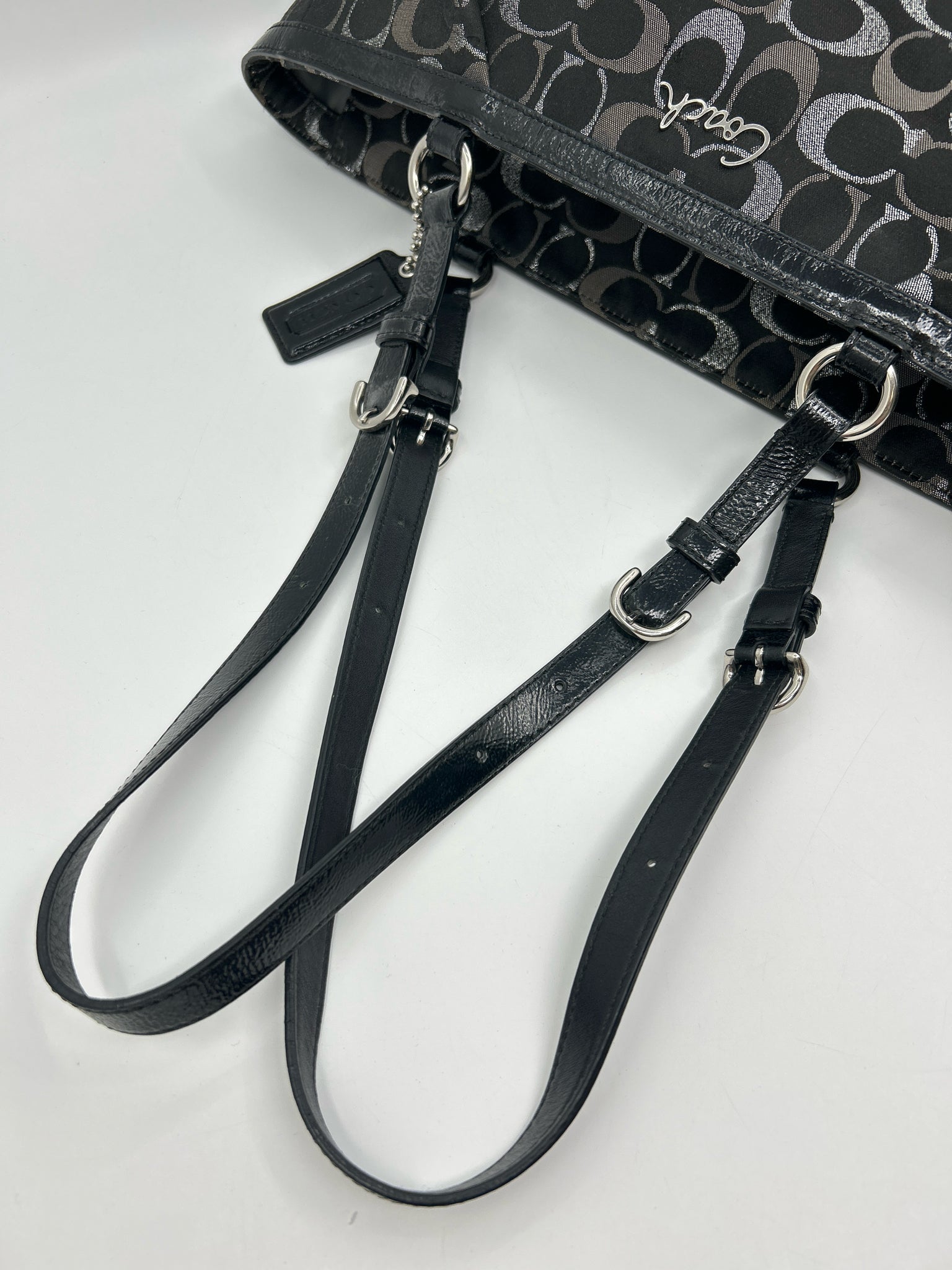 Coach Black Print Women Tote