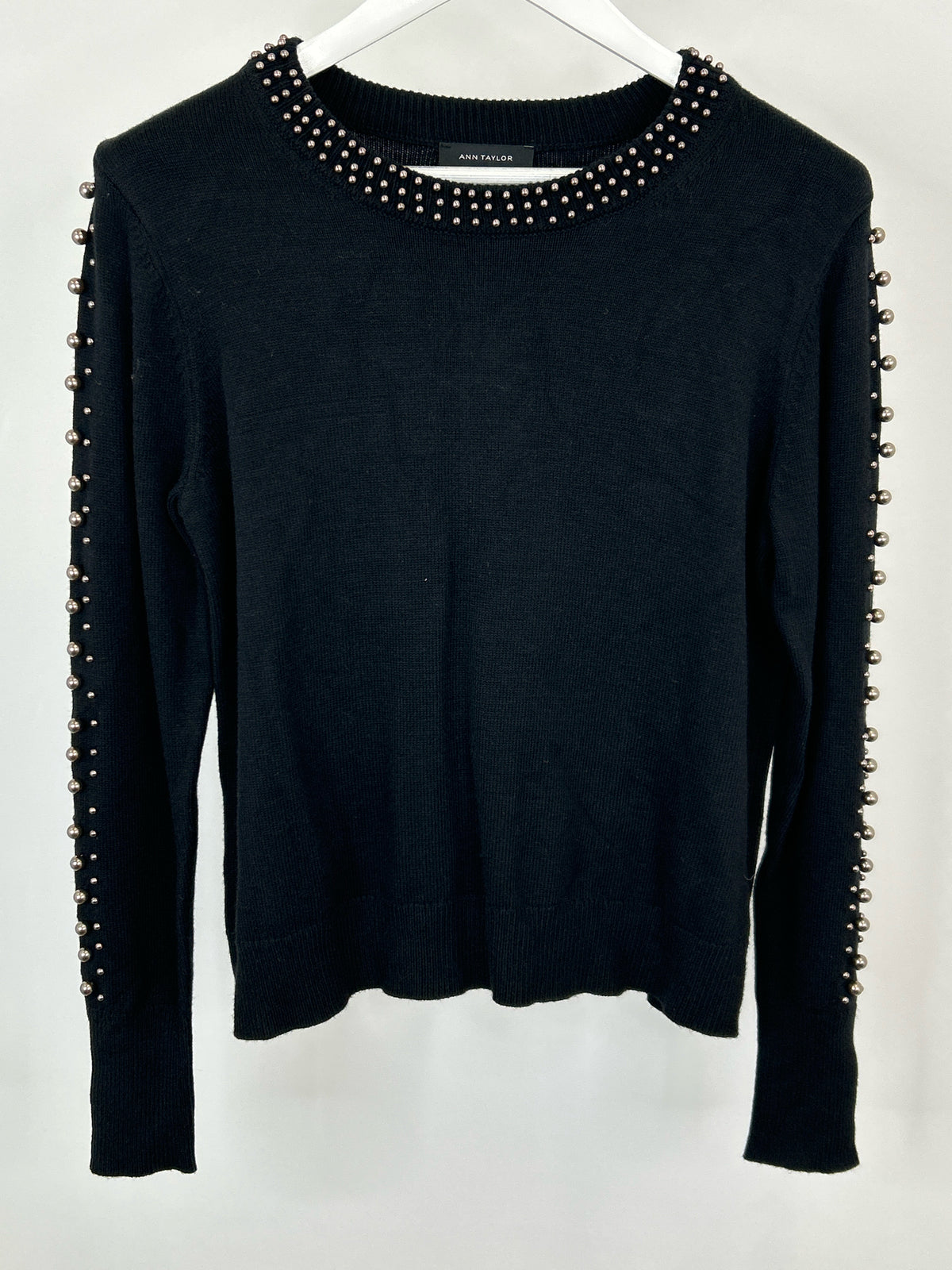 ANN TAYLOR Size M Black Women Sweater
