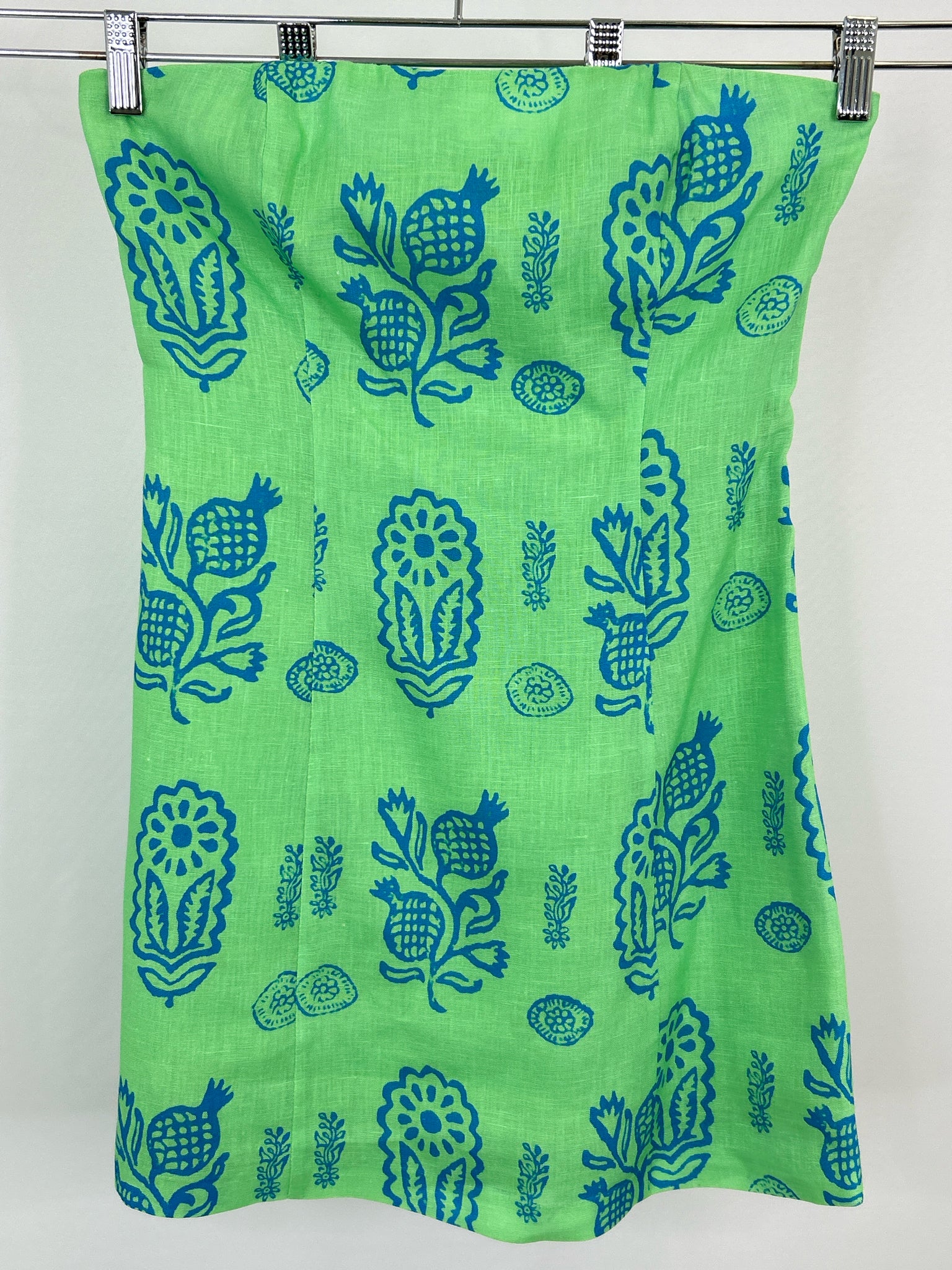 Rhode Size 4 Green Print Women Dress
