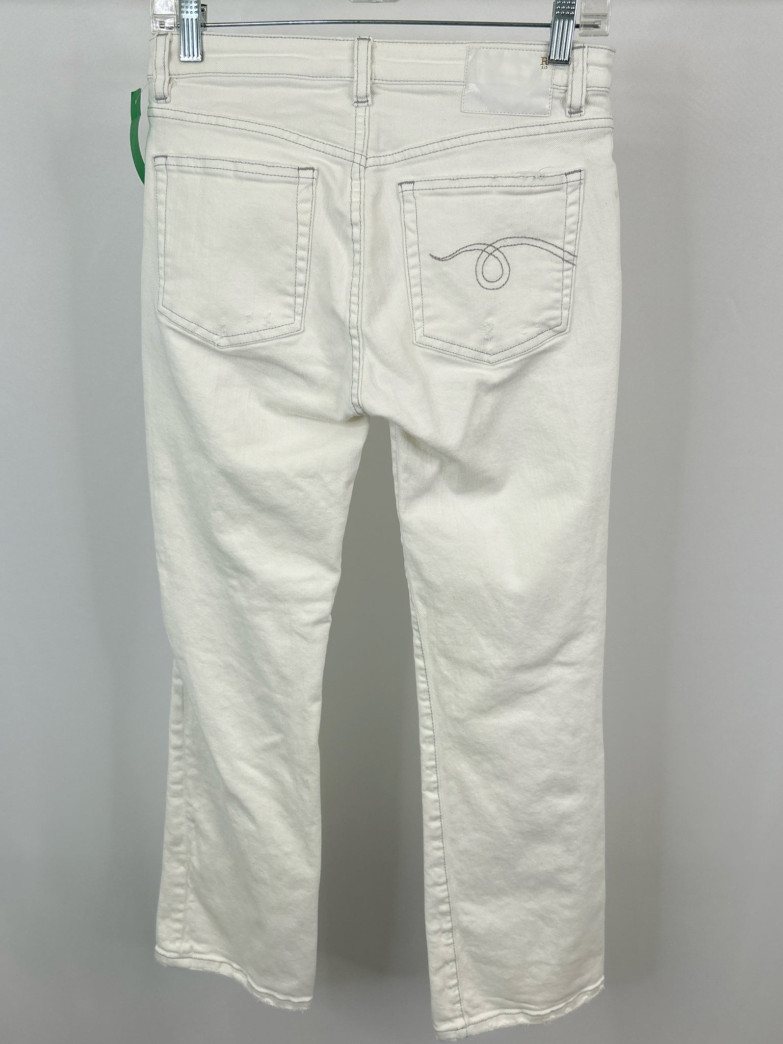 R13 Size 26/2 white denim Women jeans