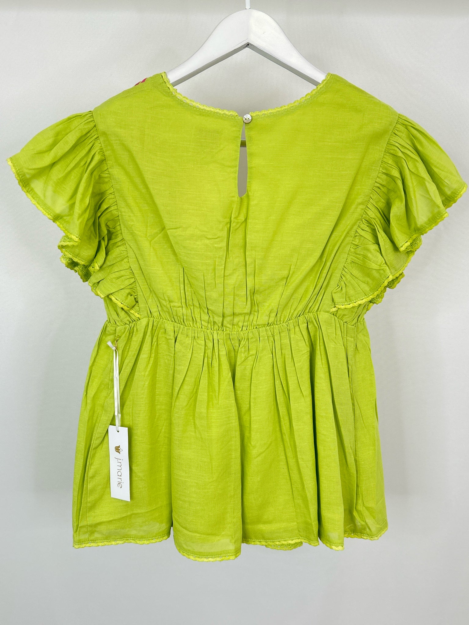 J. MARIE Size S Lime Green Women Top NWT
