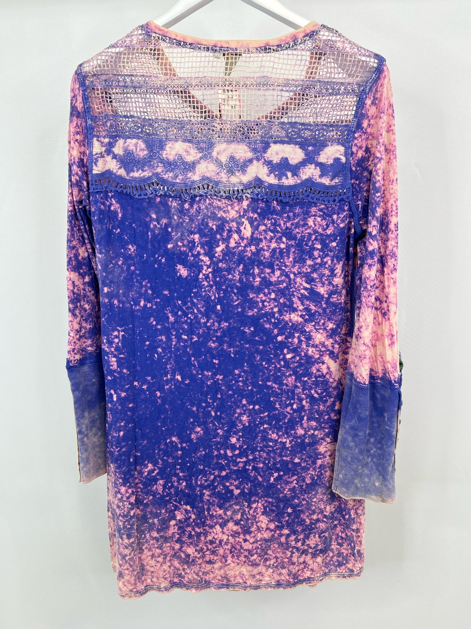 ARATTA Size M Blue & Pink Women Tunic