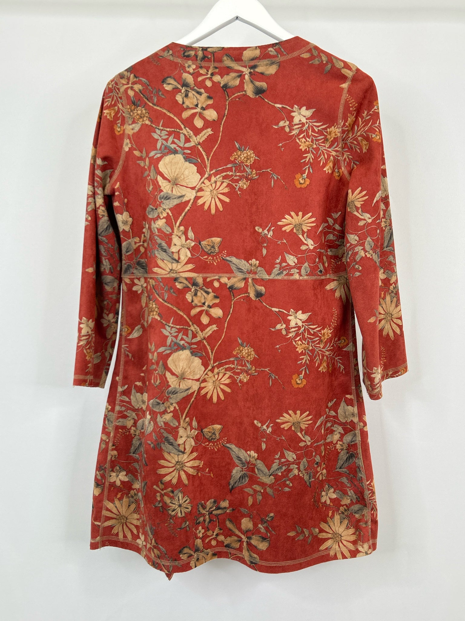 SOLITAIRE Size S RED AND BEIGE Women Cardigan