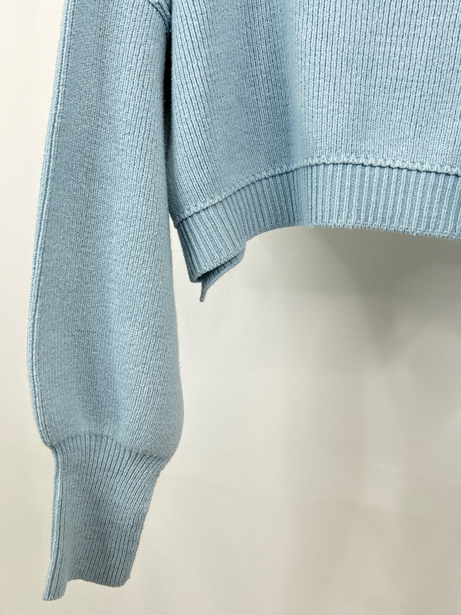 FREE PEOPLE Size M Pale Blue Women Sweater