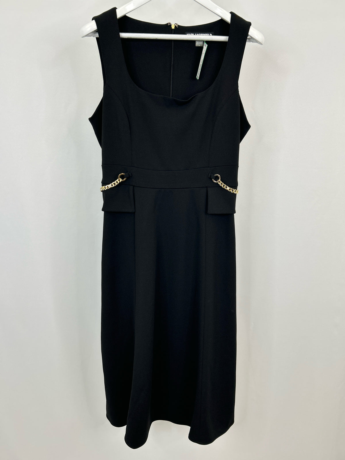 KARL LAGERFELD Size 12 Black Women Dress