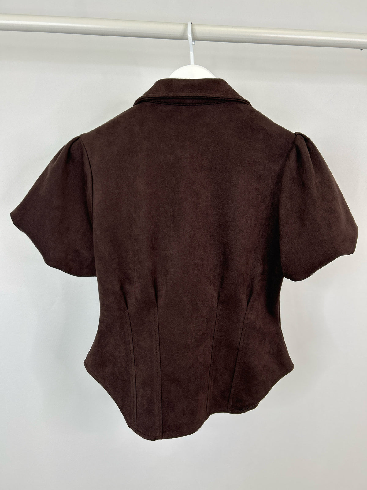 RACHEL ZOE Size M Brown Women Shirt