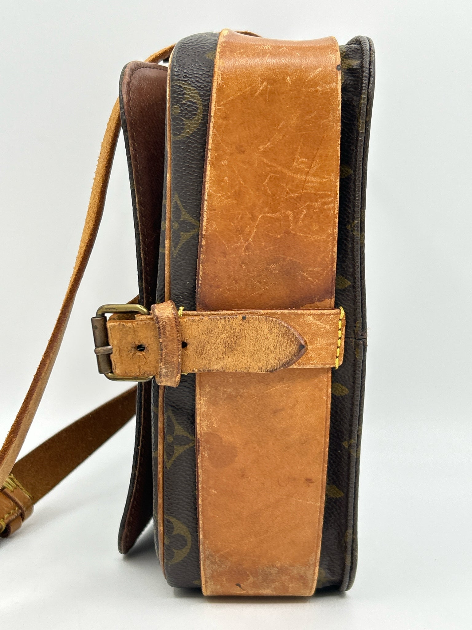 LOUIS VUITTON Cartouchiere MM Brown Monogram Women Purse