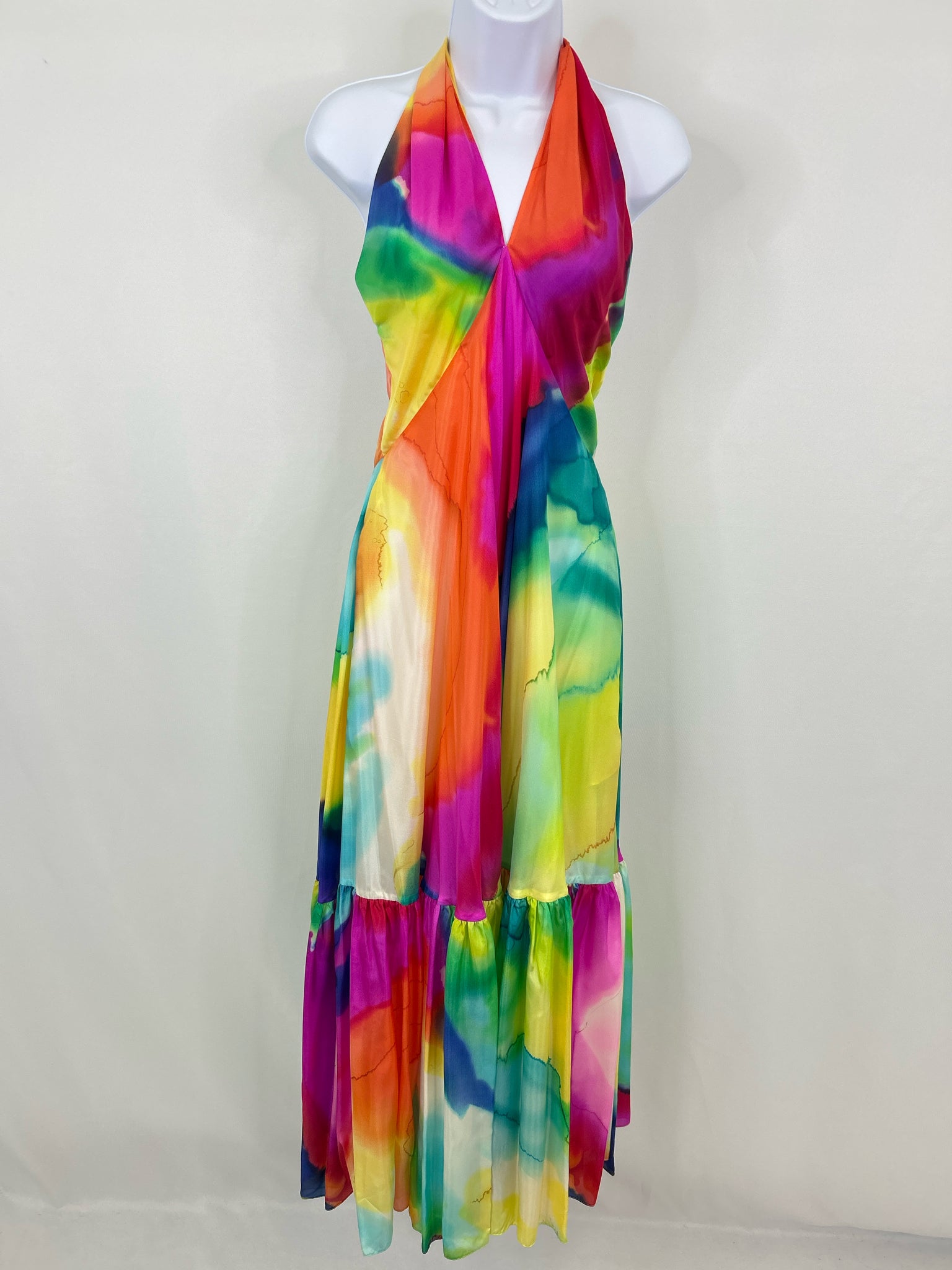 RALPH LAUREN Size 10 Multi-Color Women Dress NWT