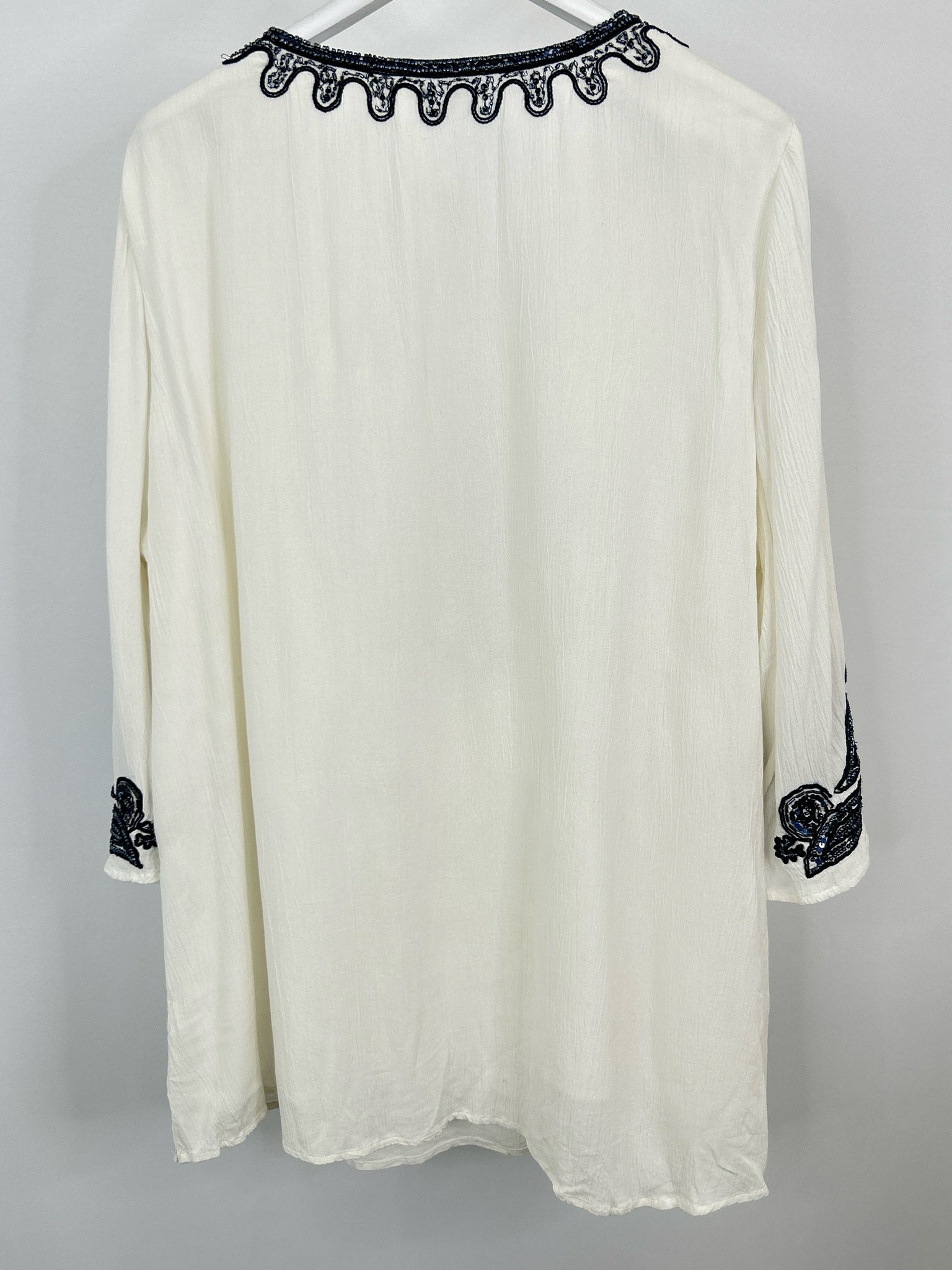 CHICO'S Size 20/22 White Women Tunic