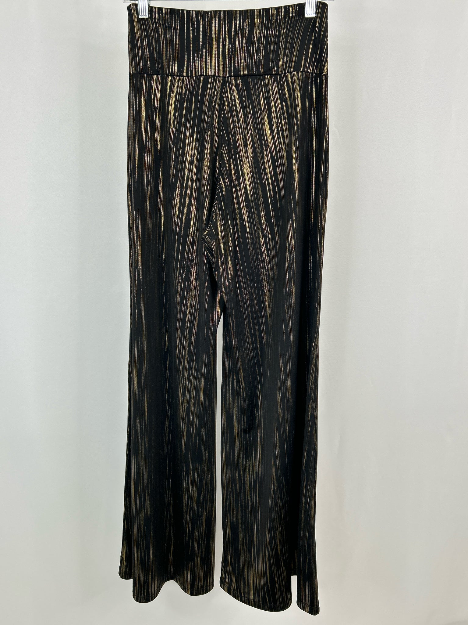 RENEE C Size S BLACK AND GOLD Women Pants