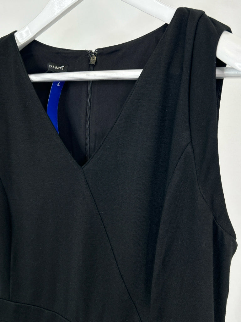 TALBOTS Size 10 Black Women's Dress
