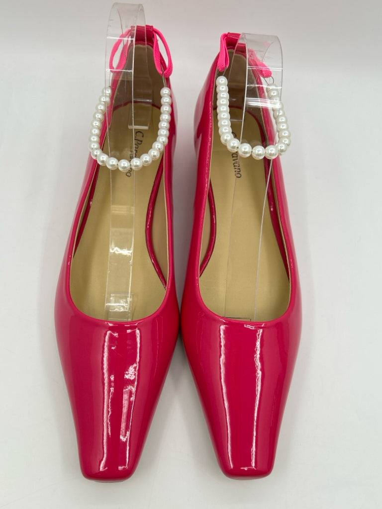 C.Paravano Size 42 Hot Pink Women's Flats NIB