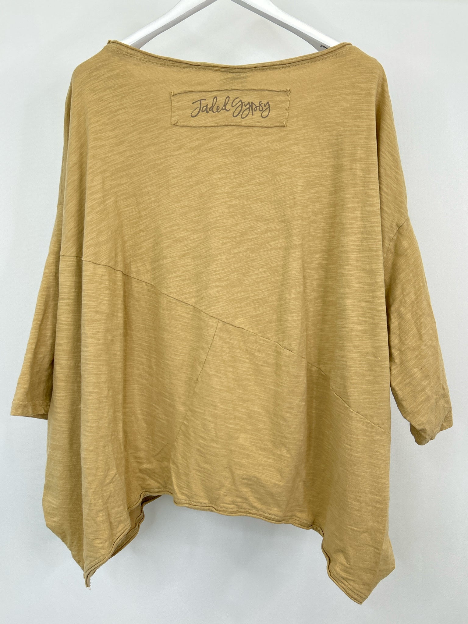 JADED GYPSY Size One Size Pale Yellow Women Top