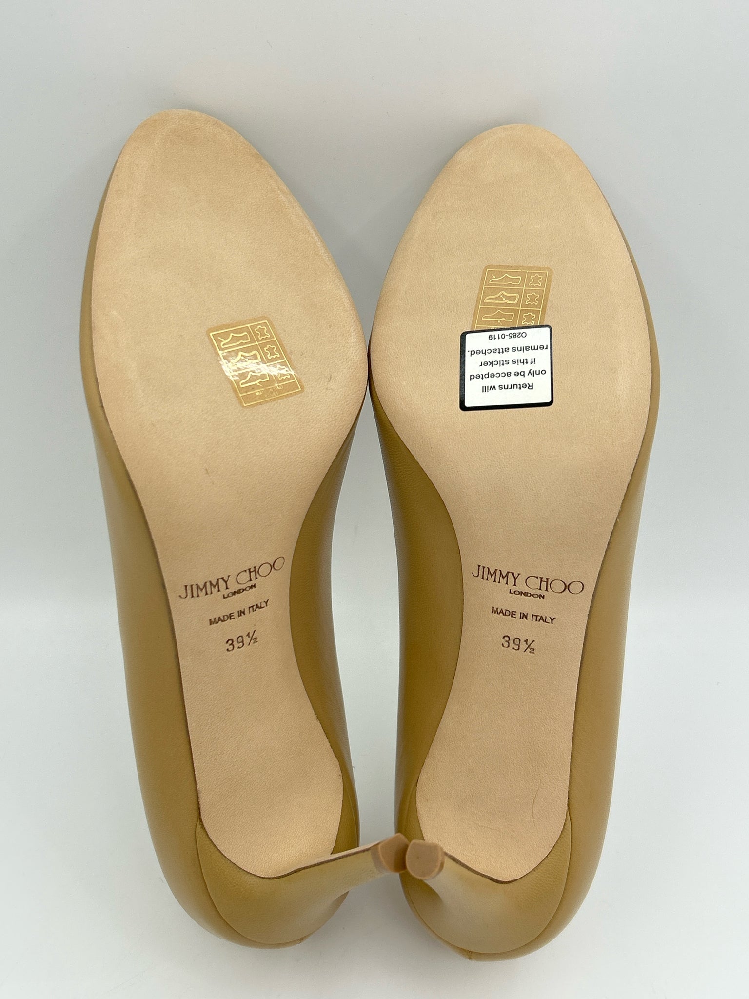 JIMMY CHOO Size 39.5 Nude Women Pumps NIB