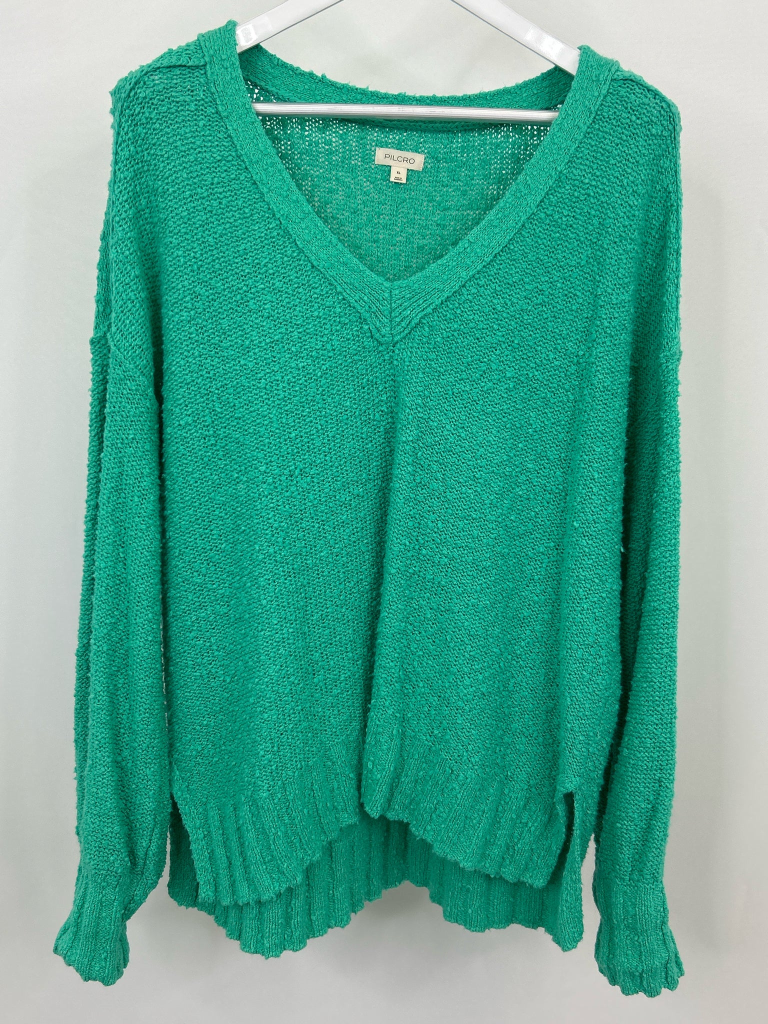 PILCRO Size XL Green Women Sweater NWT