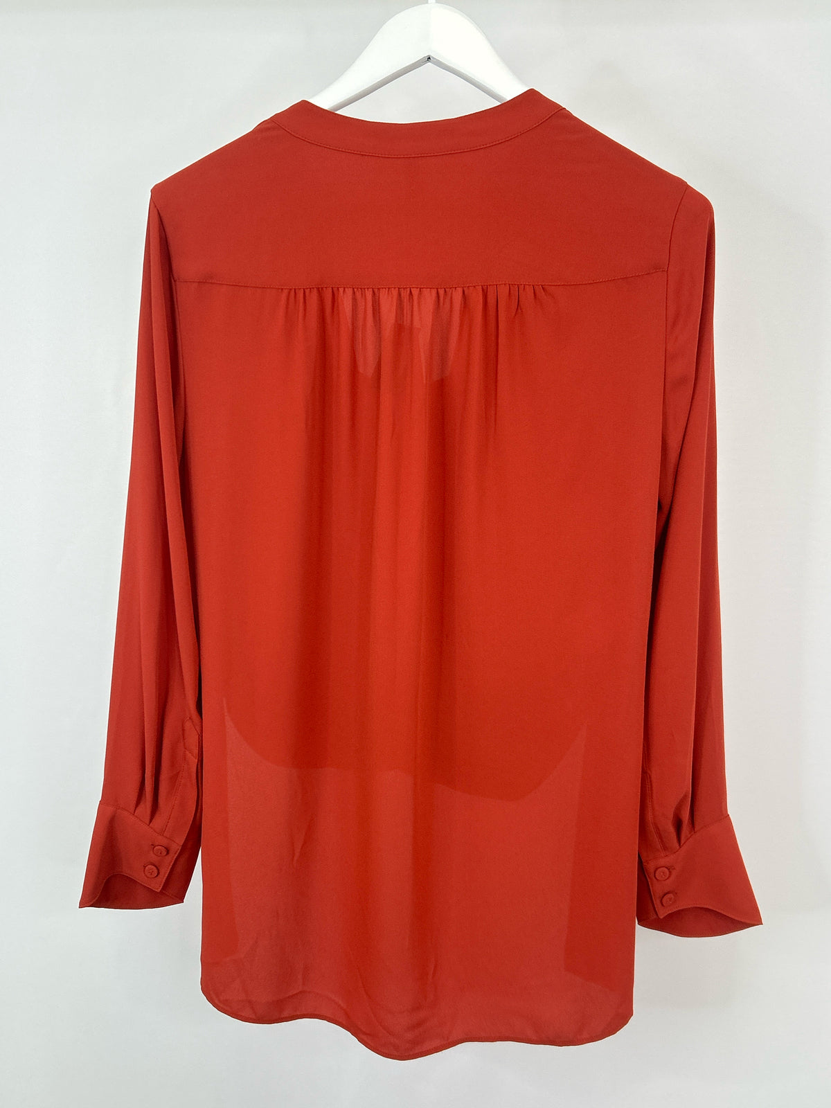 BCBGMAXAZRIA Size M Orange Women Blouse