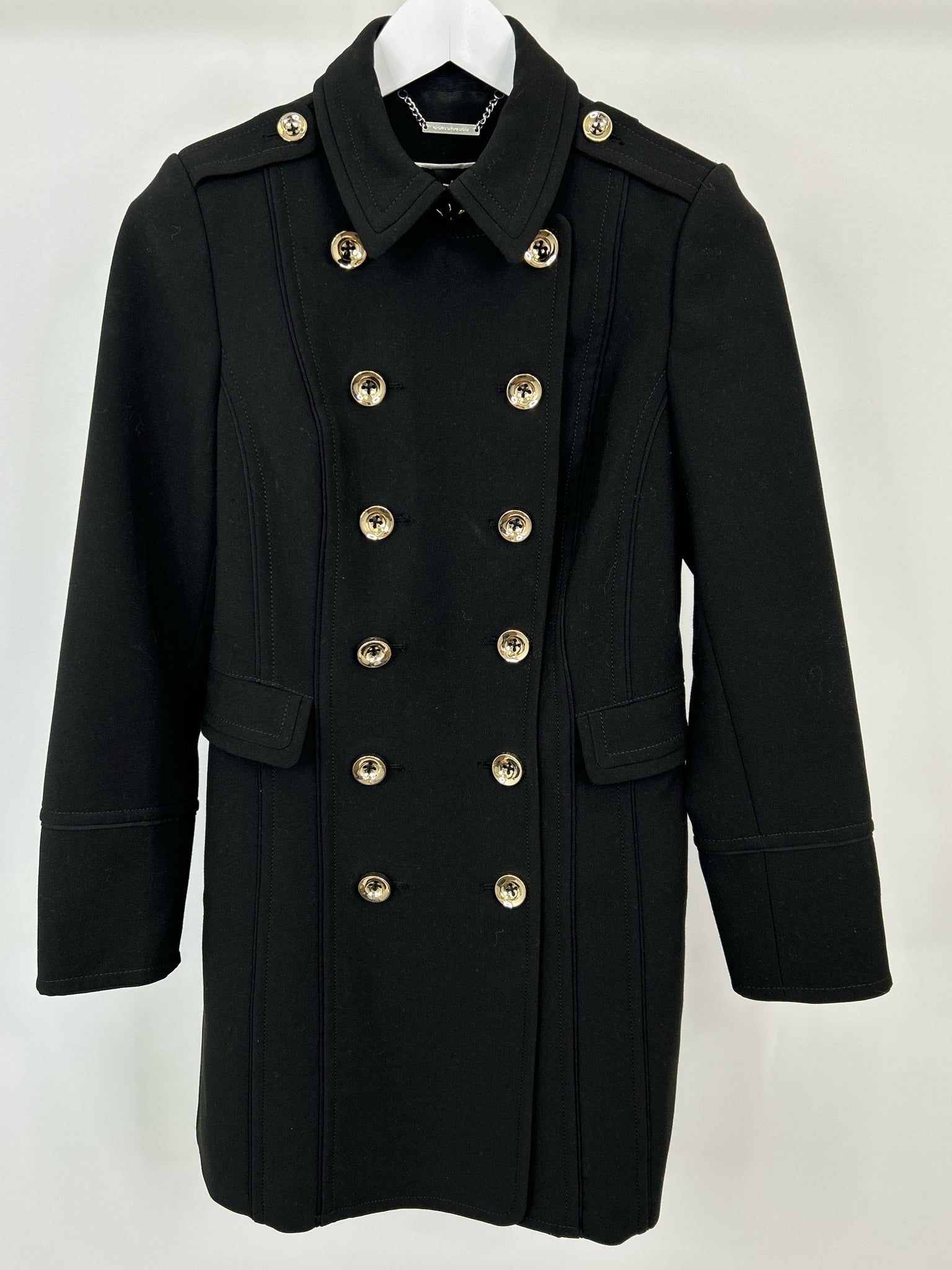 White House Black Market Size S Black Women Coat
