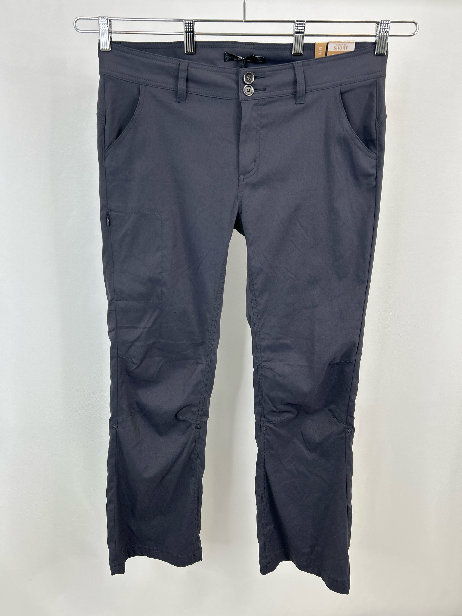 PRANA Size 14S Charcoal Women Pants NWT