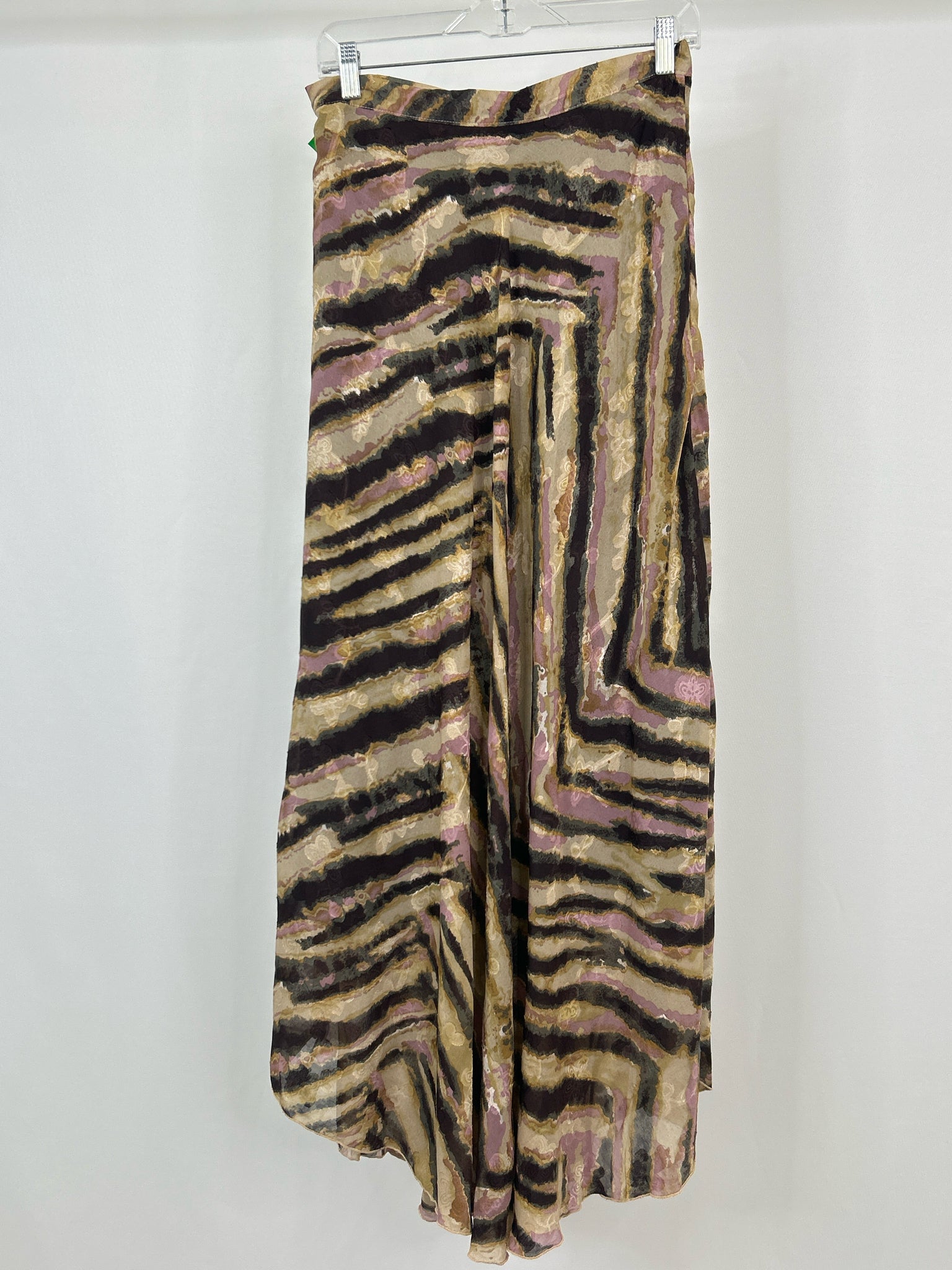 NEKANE NKN Size L Beige and Purple Women Skirt