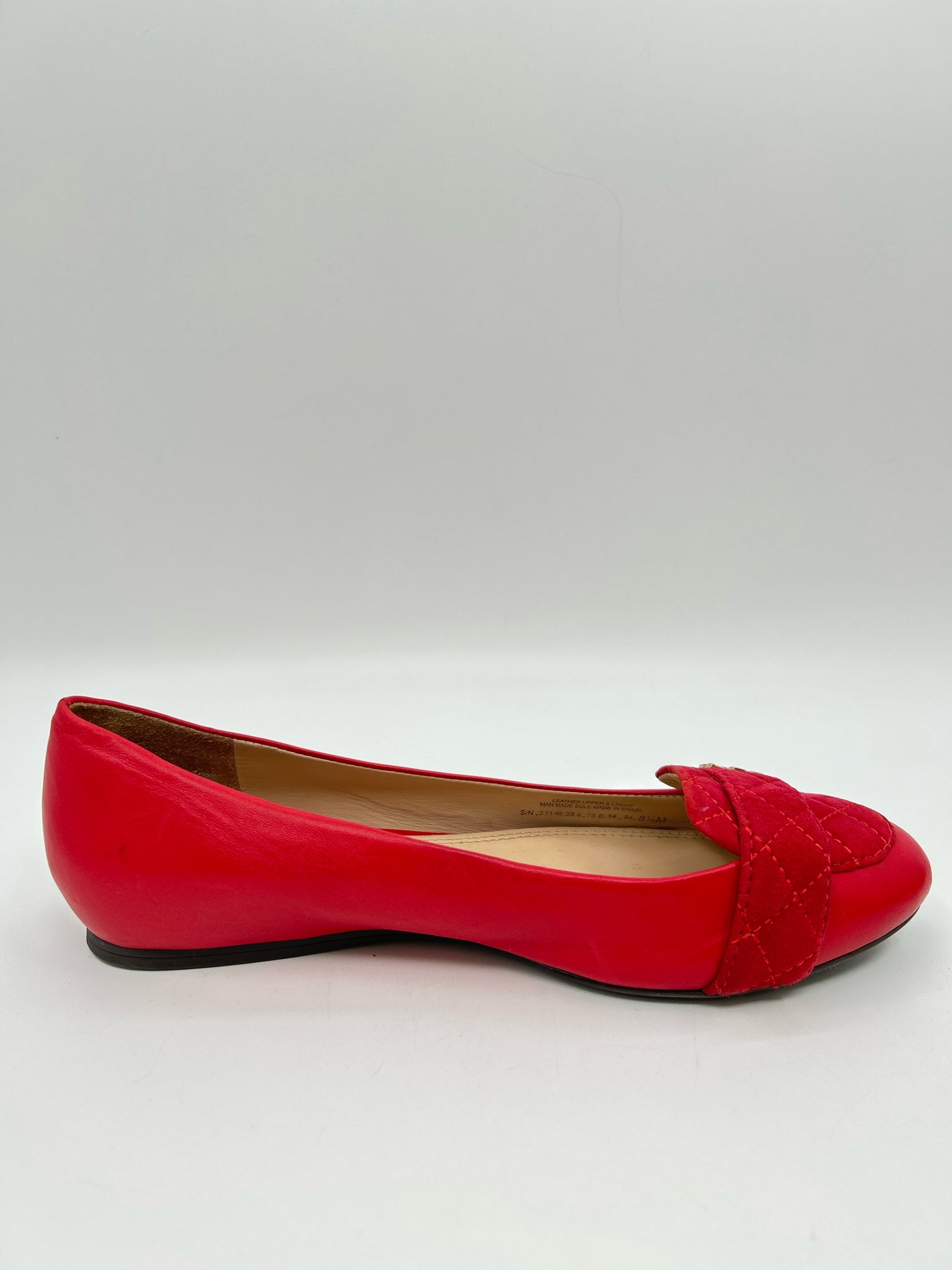 TORY BURCH Size 8.5M Red Women Flats