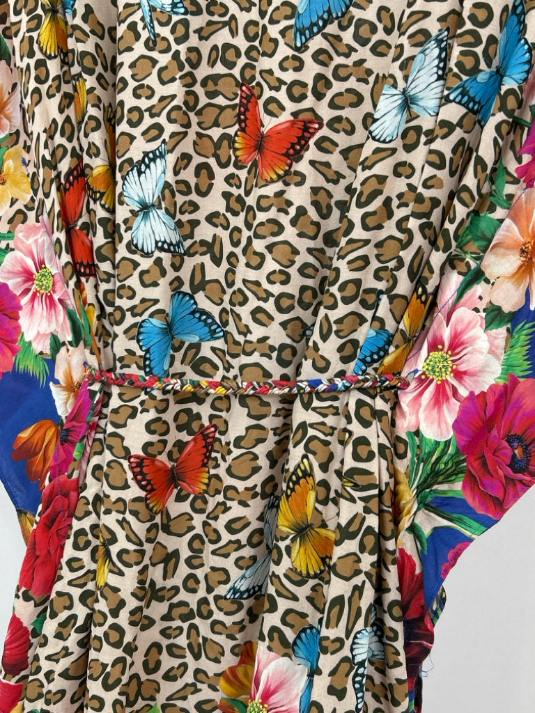JOHNNY WAS Size 2X Multi-Color Women's Kaftan