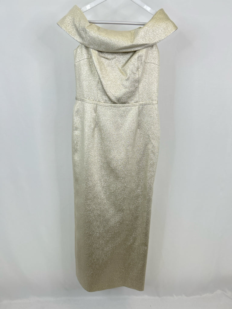 TERI JON Size 6 Champagne Women Dress