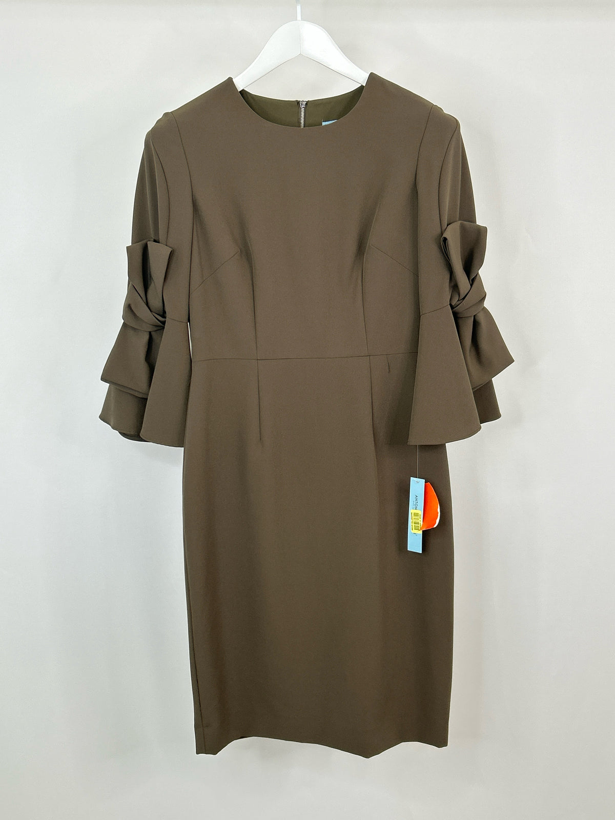 ANTONIO MELANI Size 4 OLIVE Women Dress