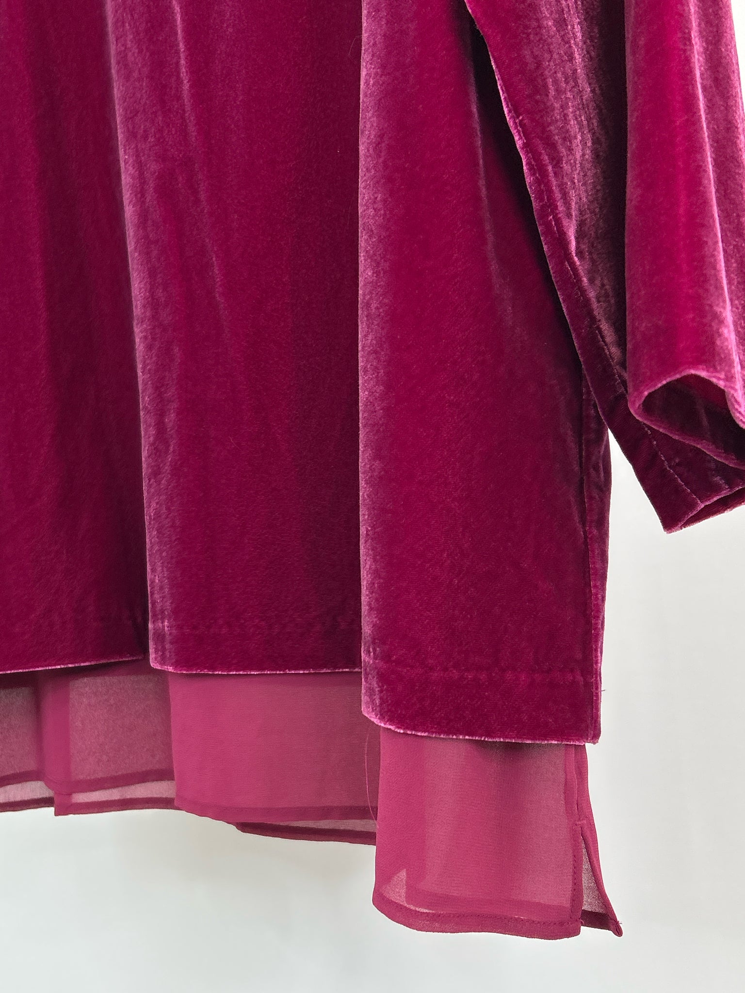 SOFT SURROUNDINGS Size L Fuschia Women Tunic