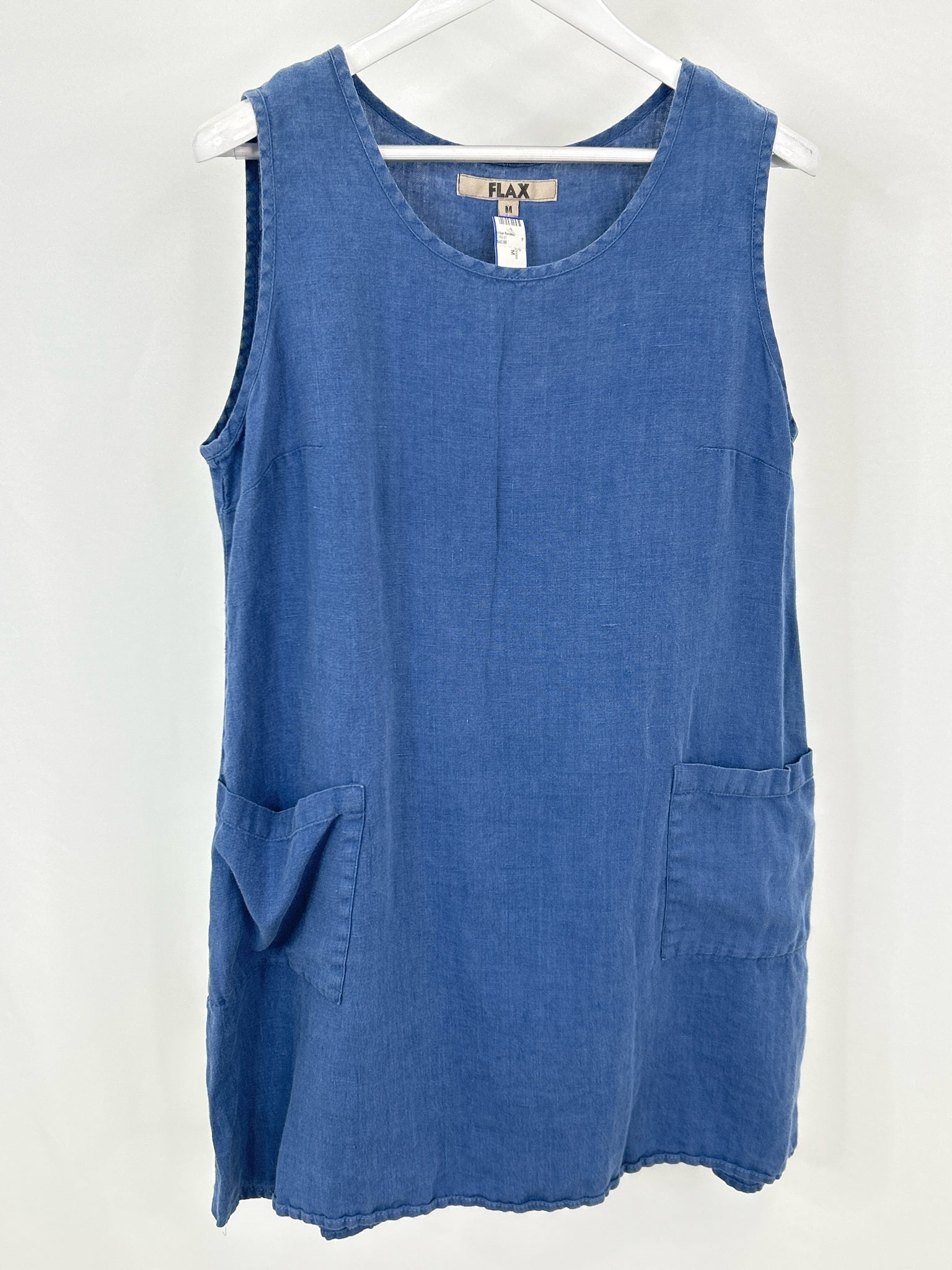 FLAX Size M Blue Women Dress