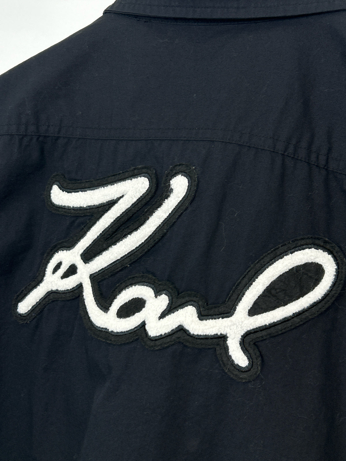 KARL LAGERFELD Size M/L Black Women Shirt