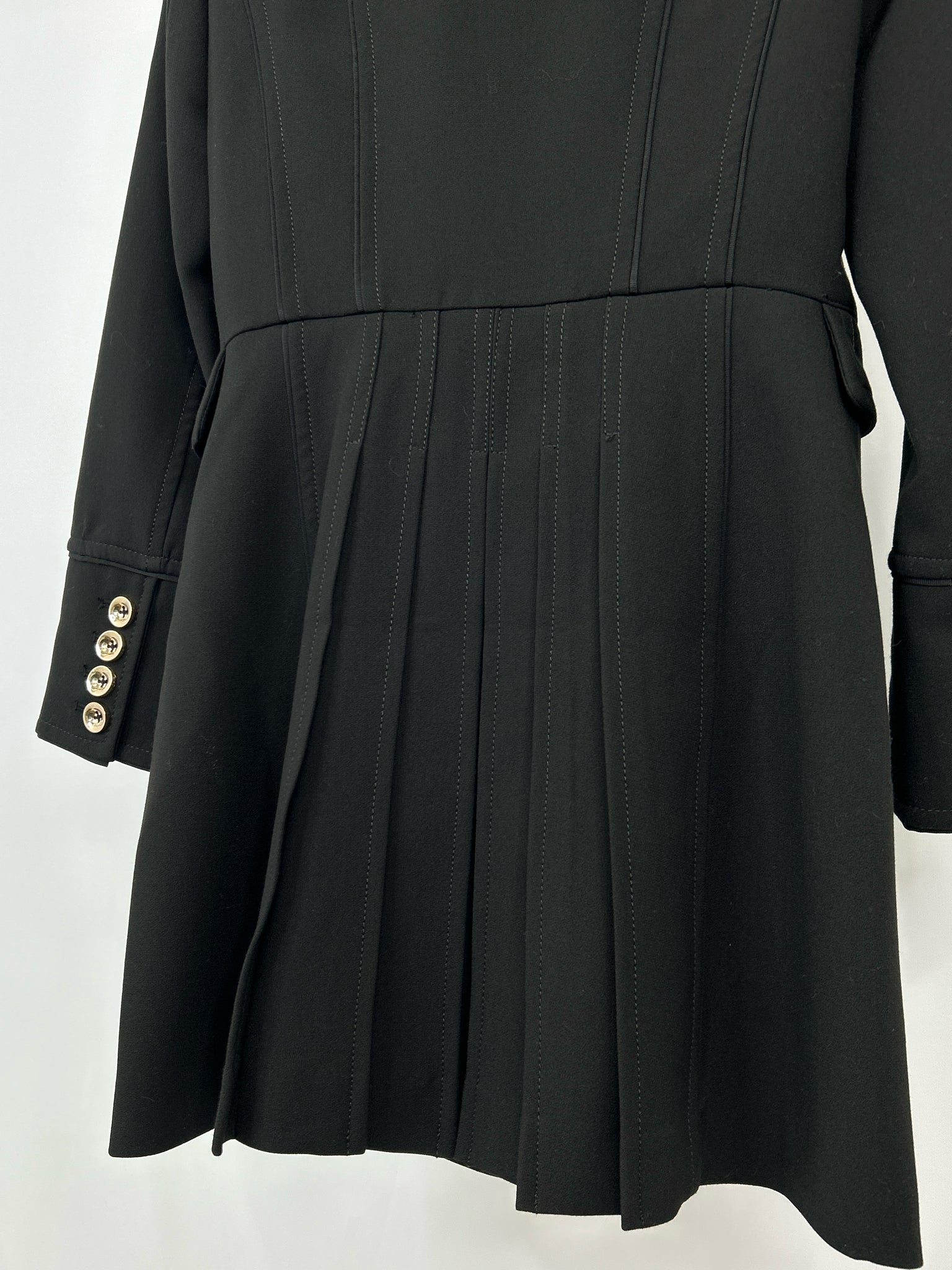 White House Black Market Size S Black Women Coat