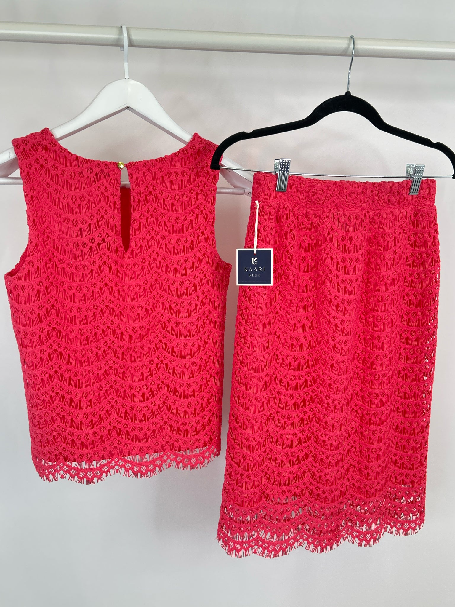 KAARI BLUE Size XS Coral Women 2-Piece w/Skirt NWT