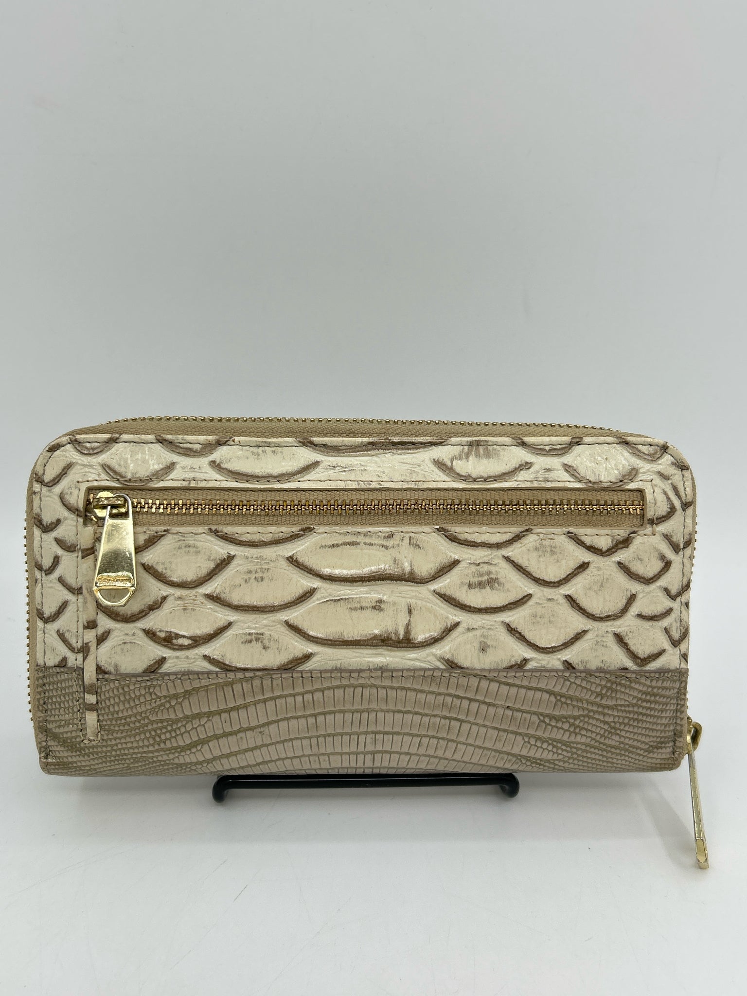 BRAHMIN Cream Print Women Wallet