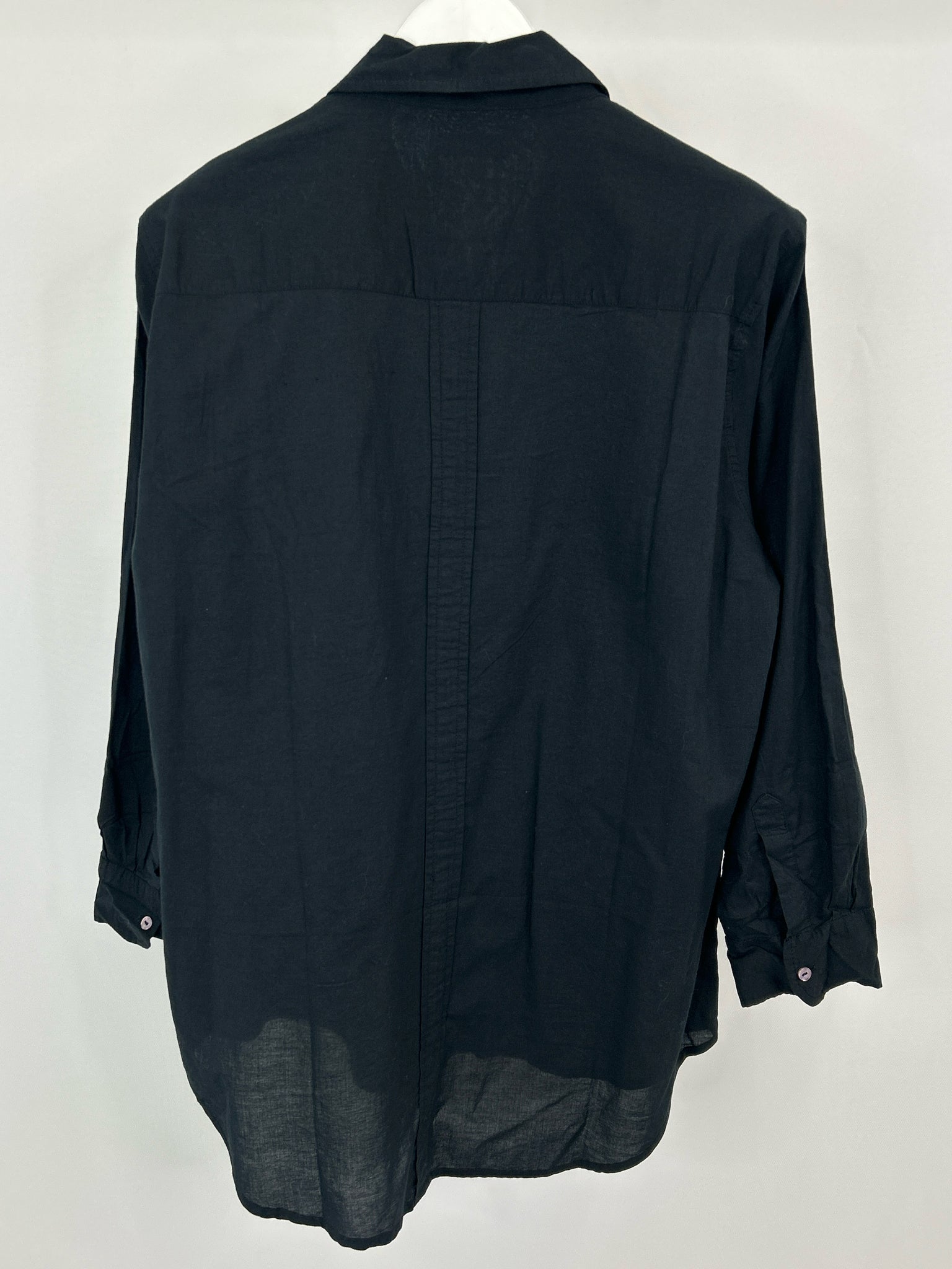 NATURAL LIFE Size M Black Women Shirt