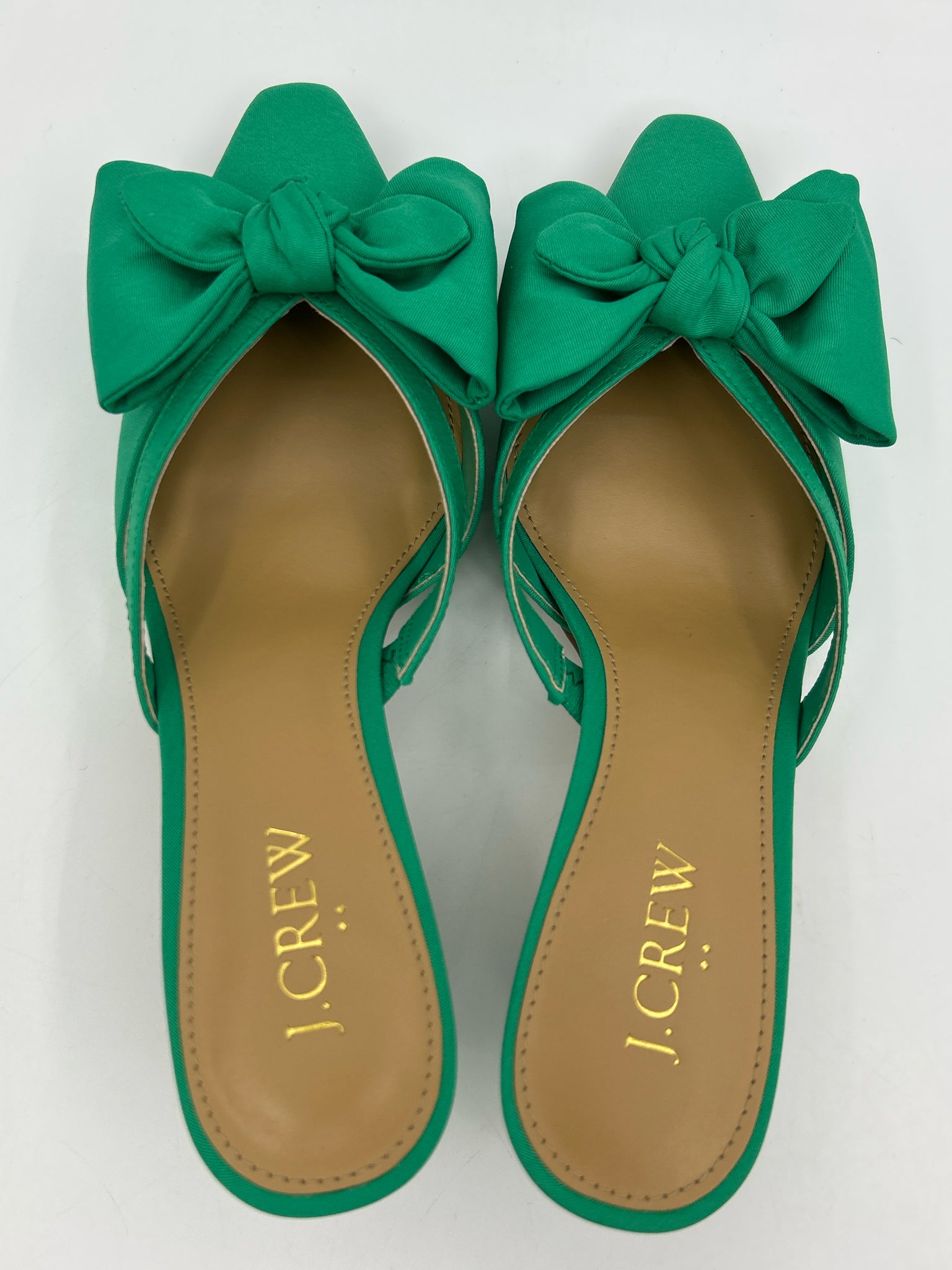 J. CREW Size 6.5 Green Women Pumps NIB