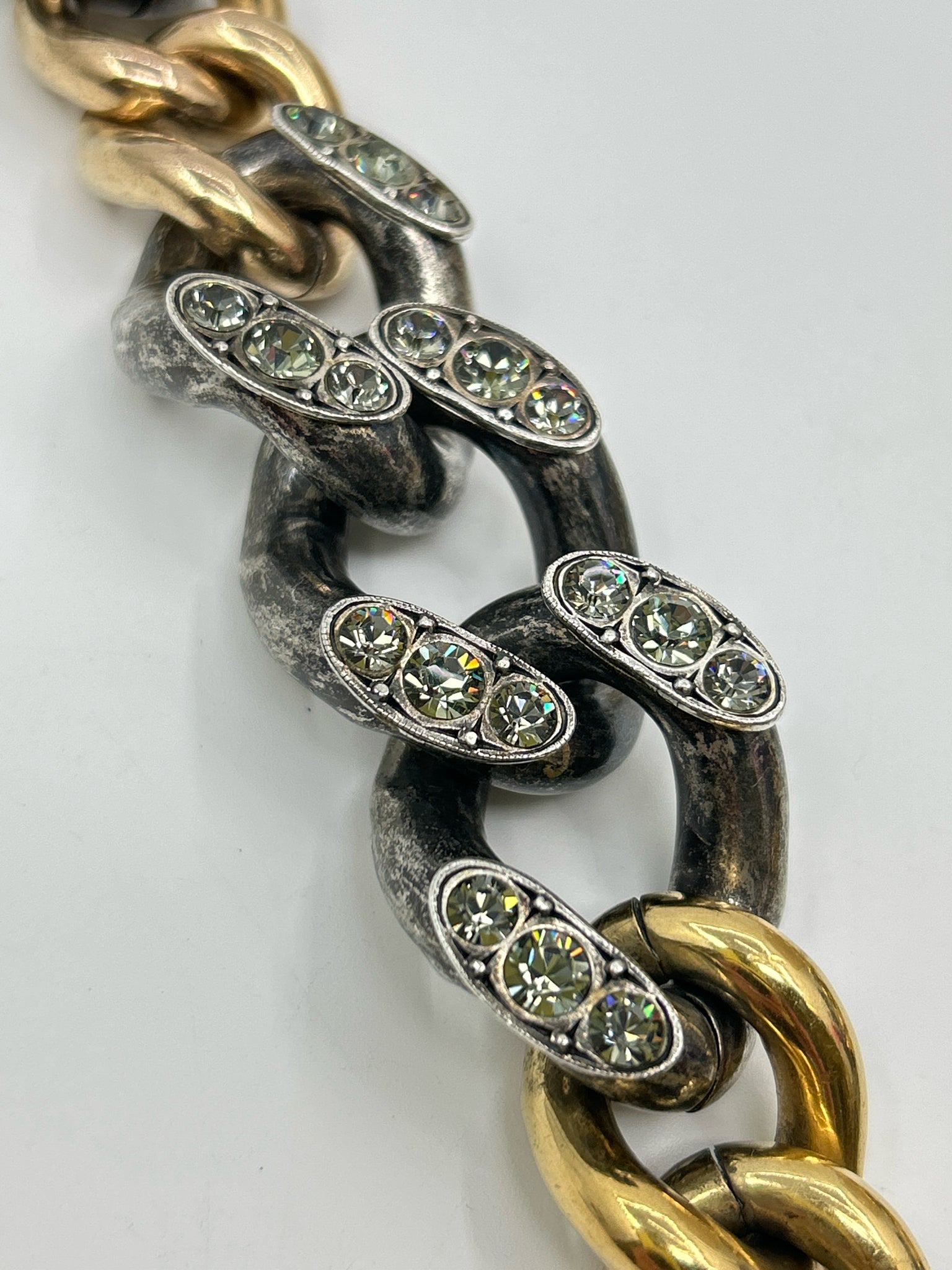 LANVIN Gold & Gunmetal Women's Necklace