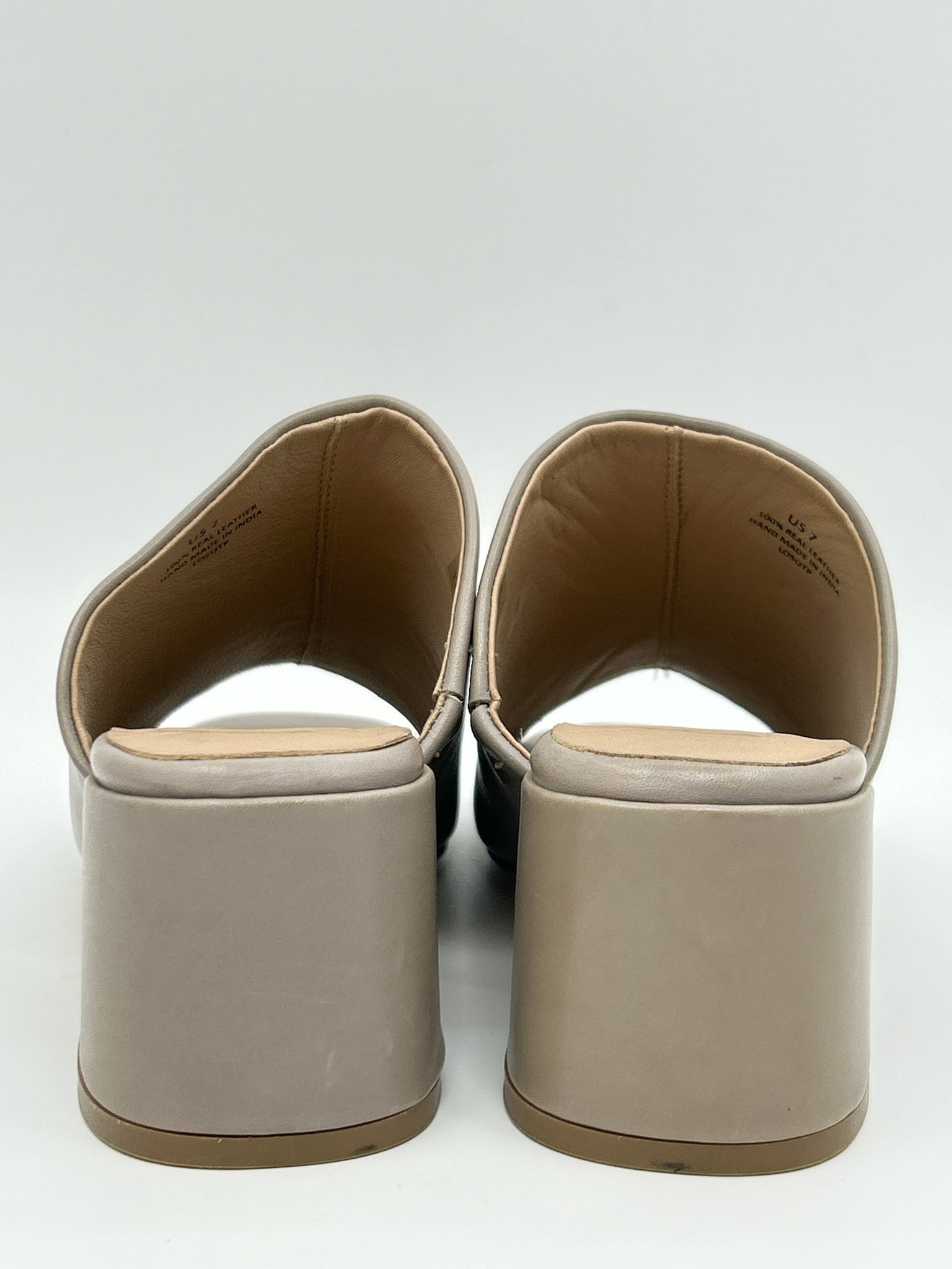 ANTHONY VEER Size 7 Taupe Women Sandal NWOB