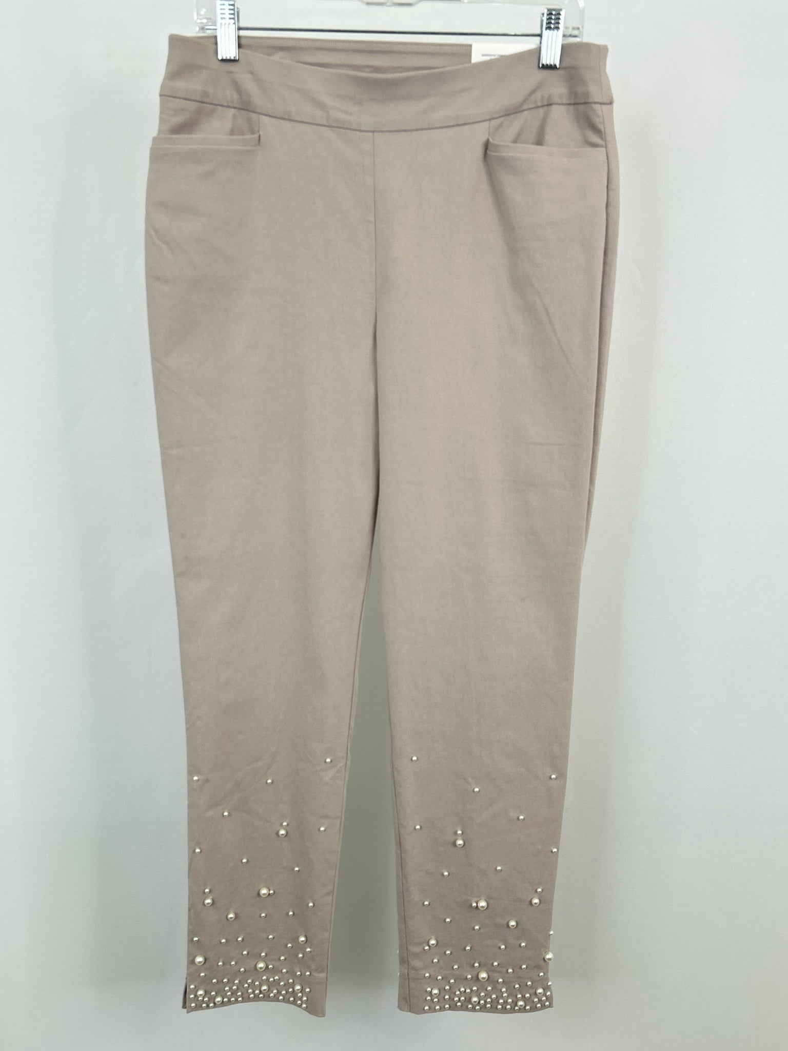 CHICO'S Size 8 Taupe Women Pants NWT