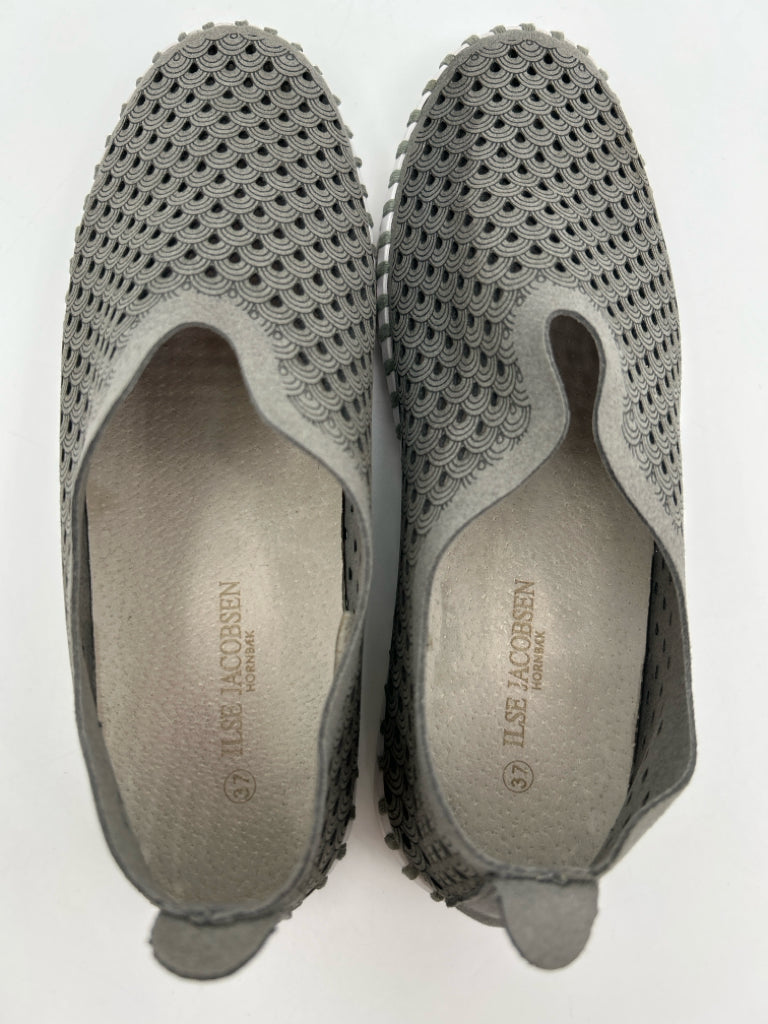 ILSE JACOBSEN Size 37 Gray Women's Shoes