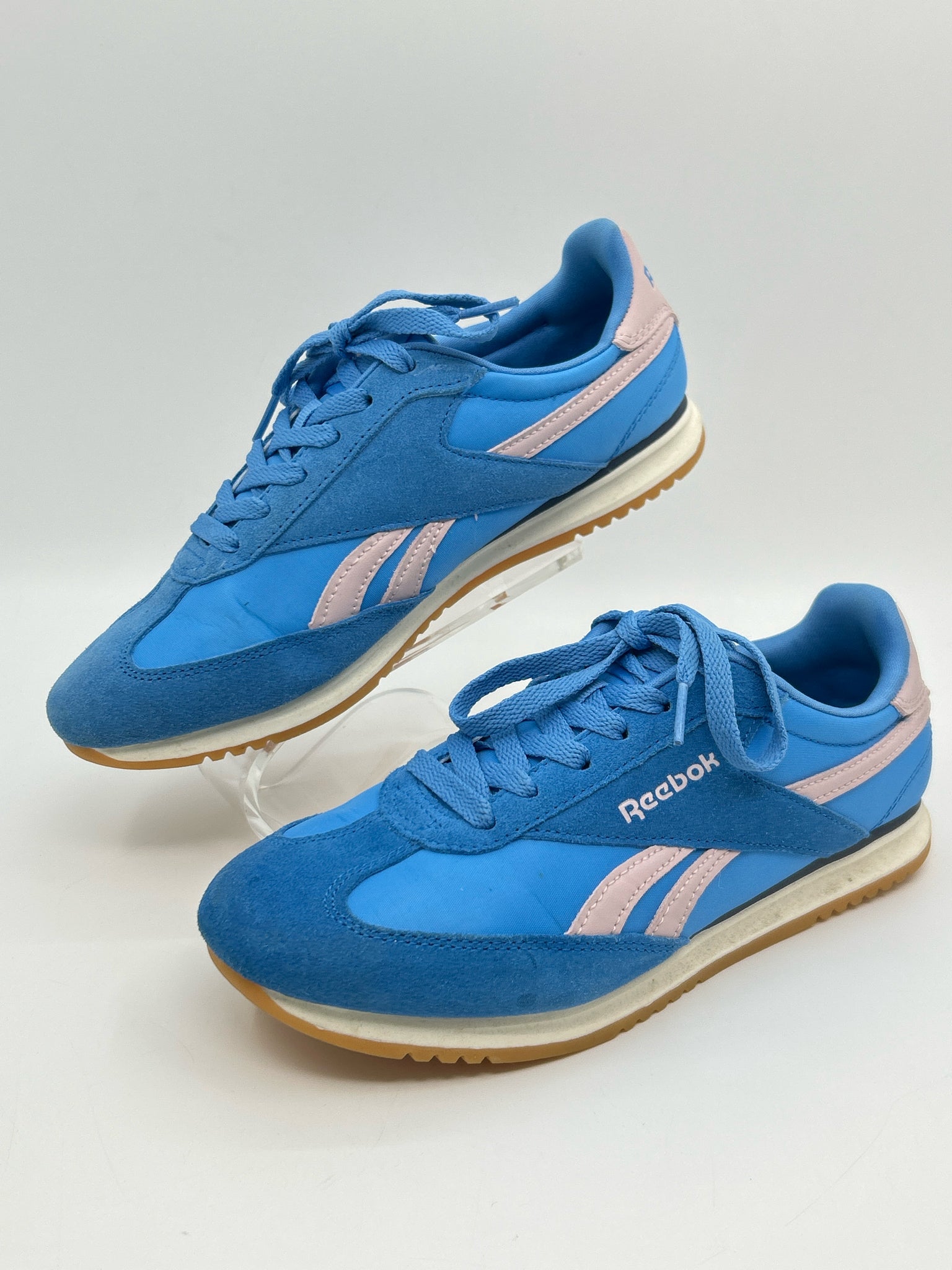 REEBOK Size 8 Blue Women Sneakers