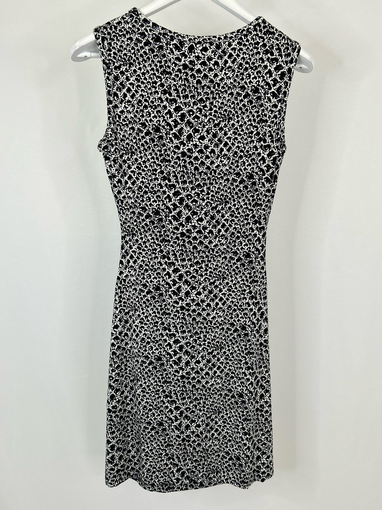 DIANE VON FURSTENBERG Size 6 Black and White Women Dress