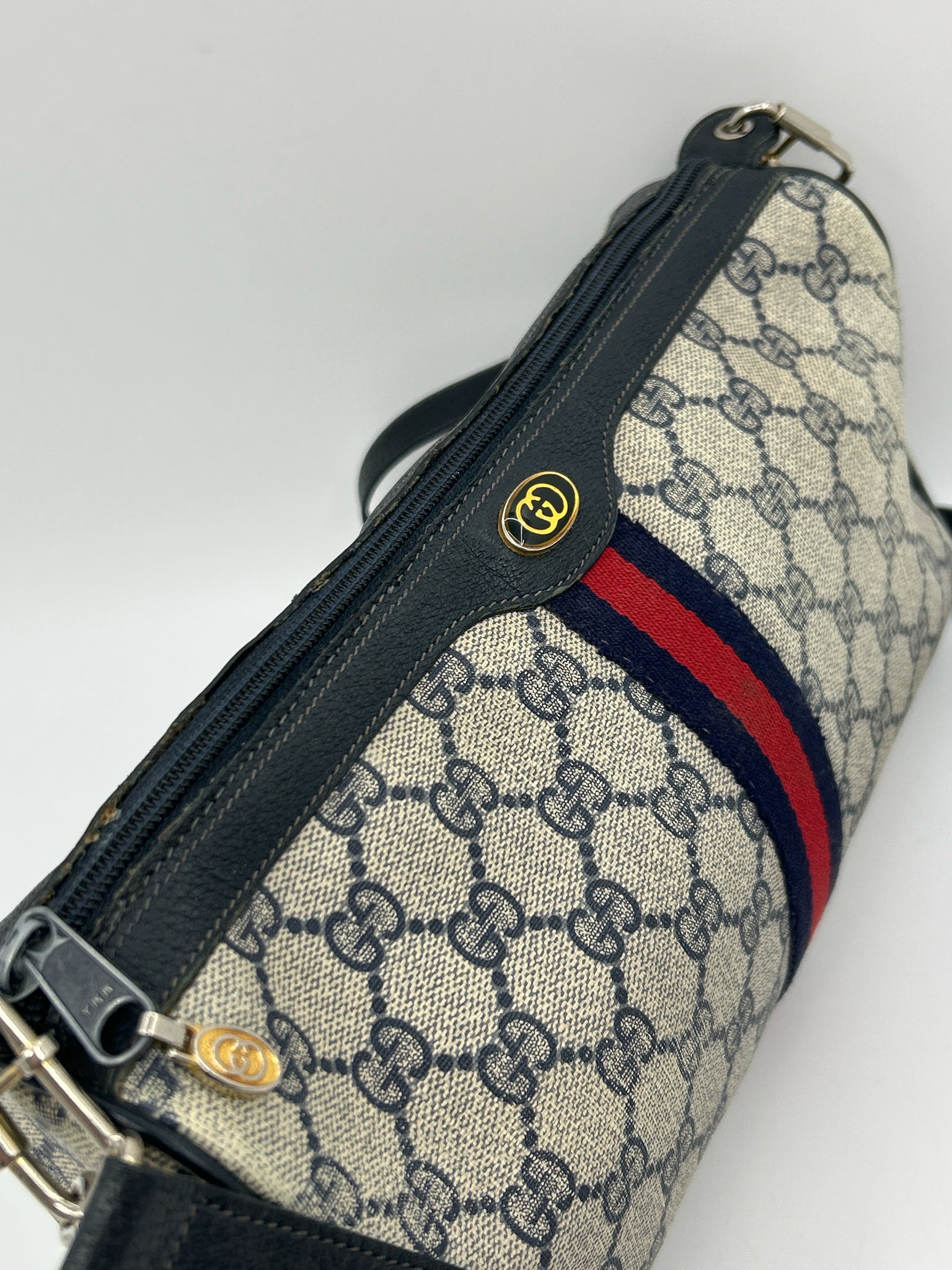 GUCCI Blue Monogram Women Purse