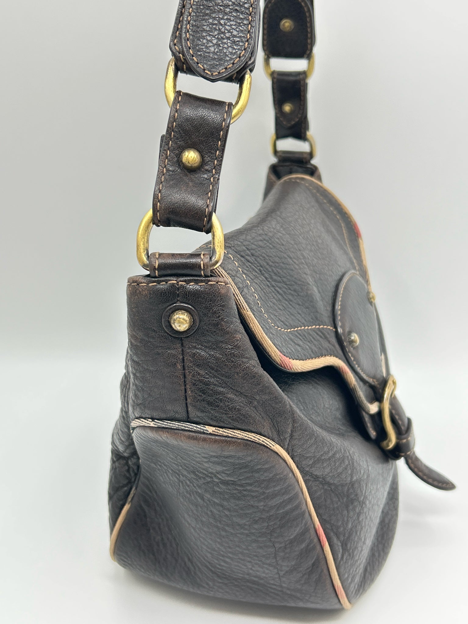 BURBERRY DARK BROWN Women Purse