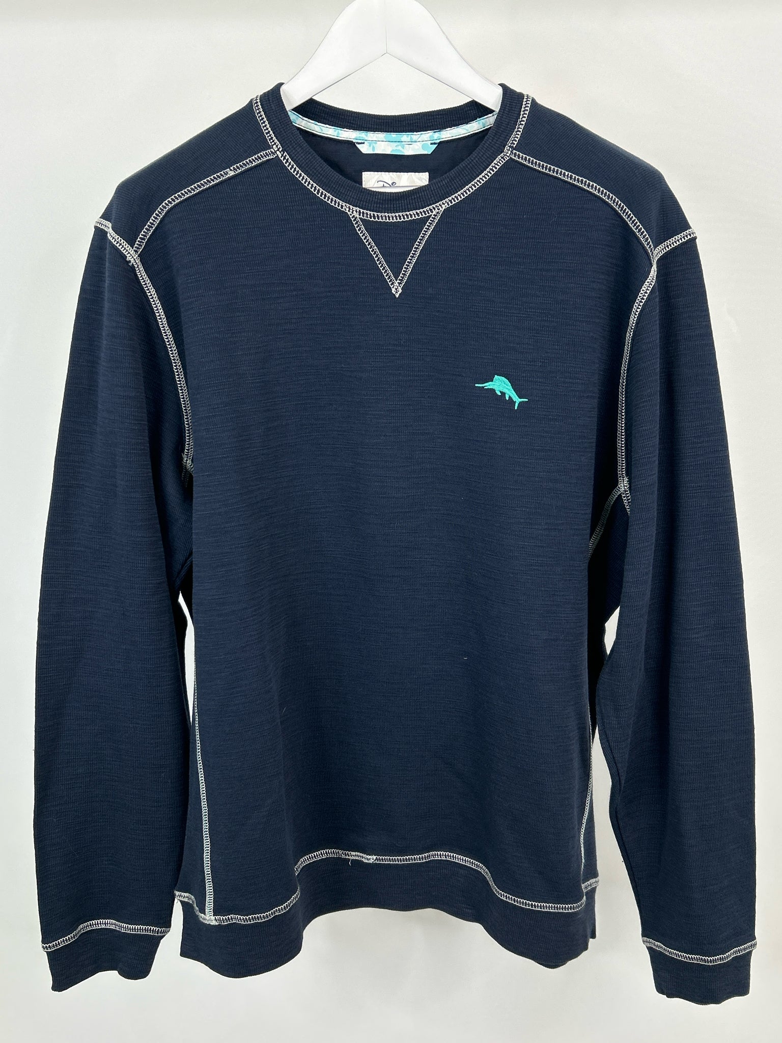 TOMMY BAHAMA Size XL Navy Women Sweatshirt NWT