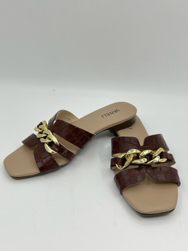 VANELI Women Size 8M Brown Sandal