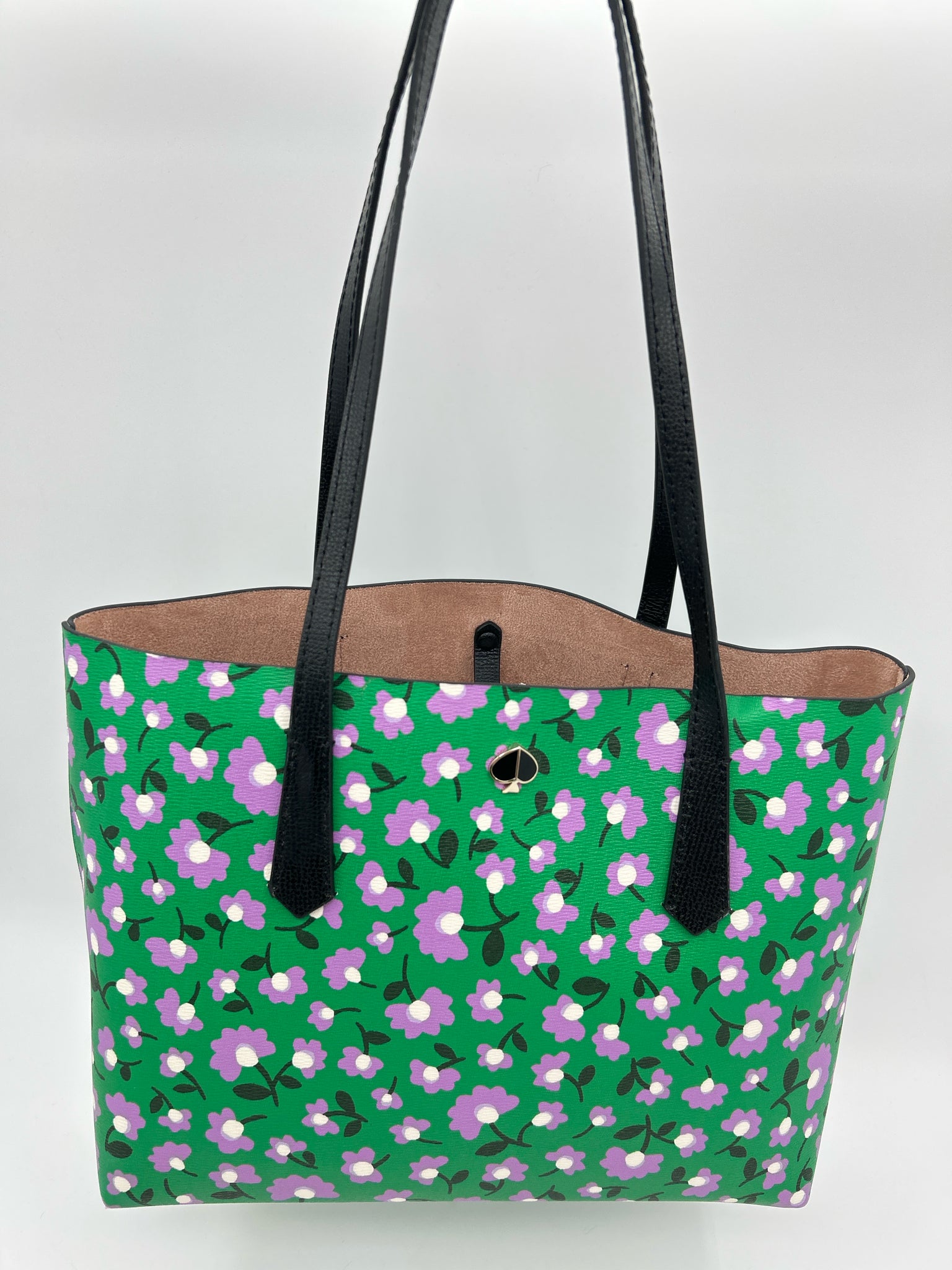 KATE SPADE Green Floral Women Tote