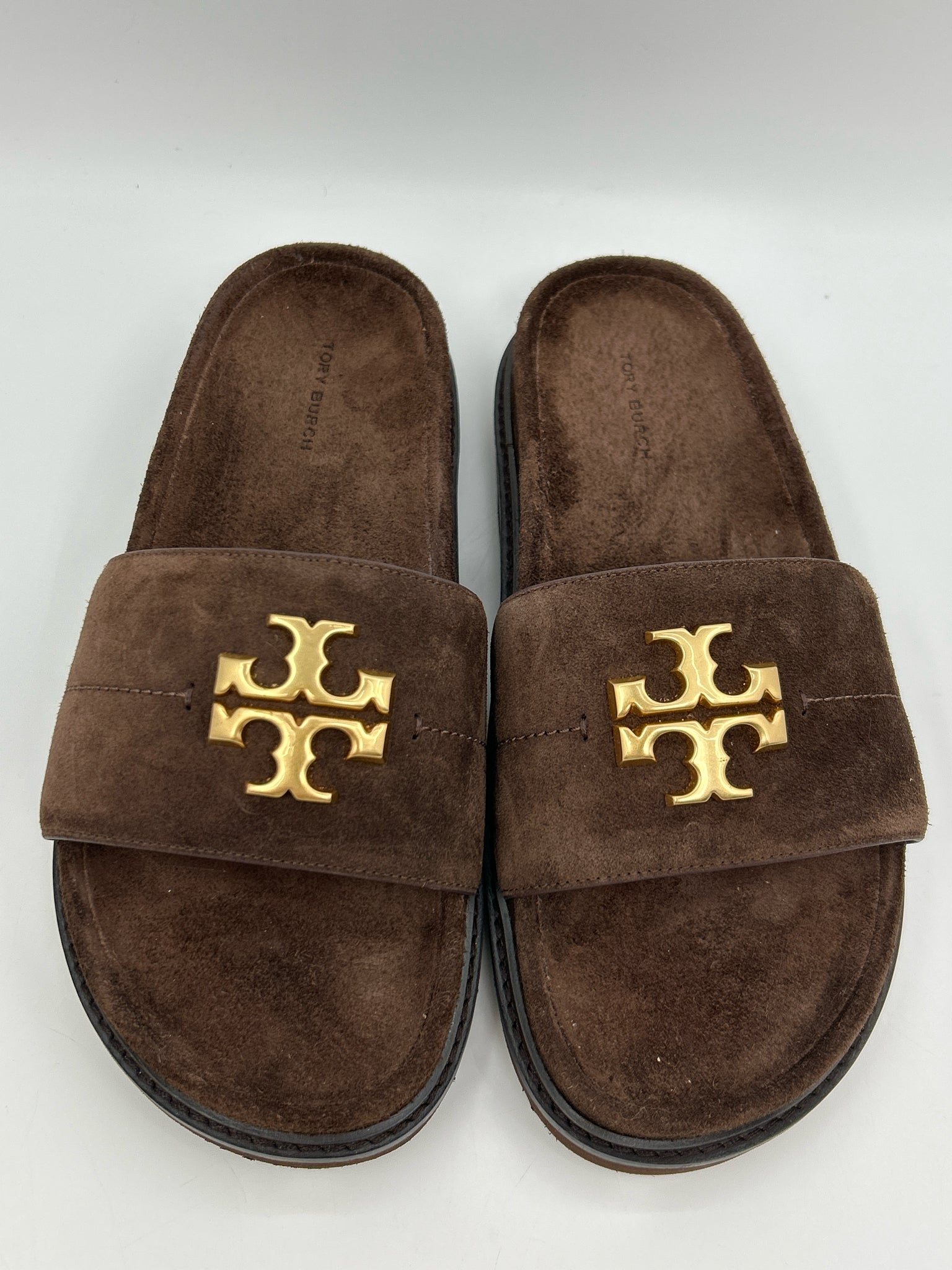 TORY BURCH Size 8M DARK BROWN Women Sandal